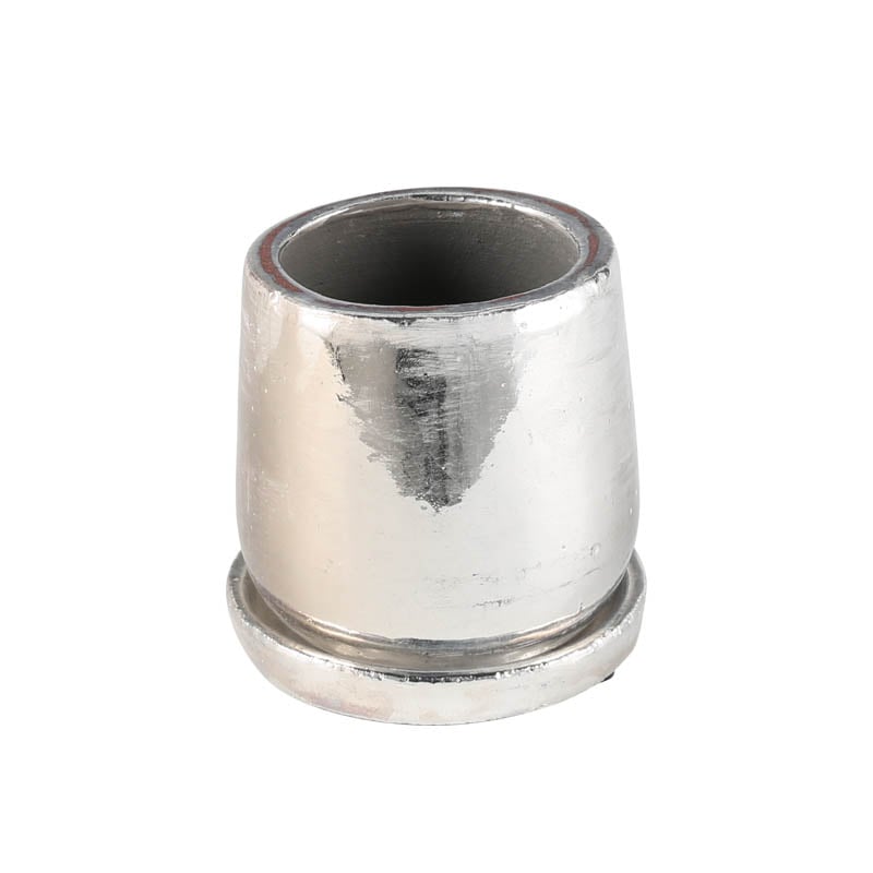 ROUND POT SILVER S