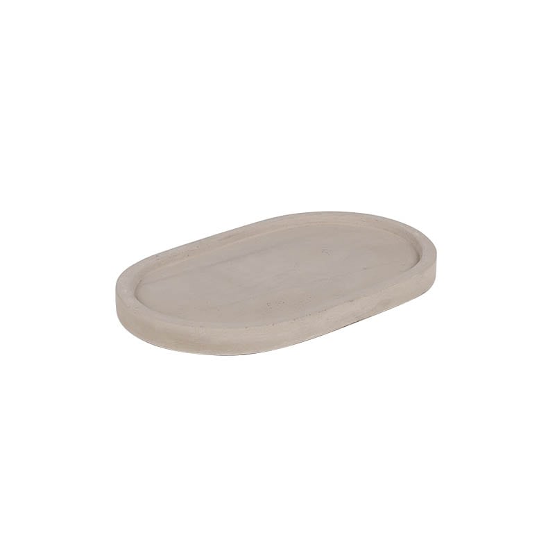 CEMENT OVAL SAUCER S