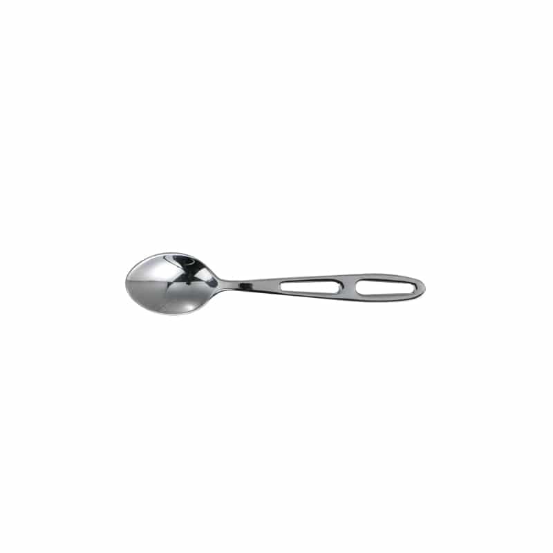 FLAT HANDLE CUTLERY COFFEE SPOON MIRROR FINISH