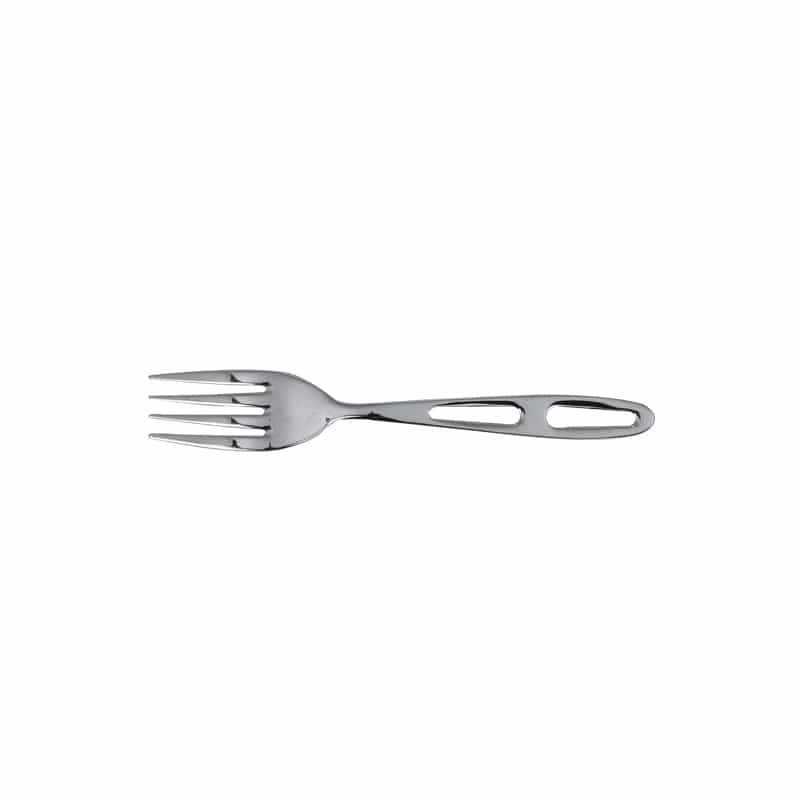 FLAT HANDLE CUTLERY CAKE FORK MIRROR FINISH