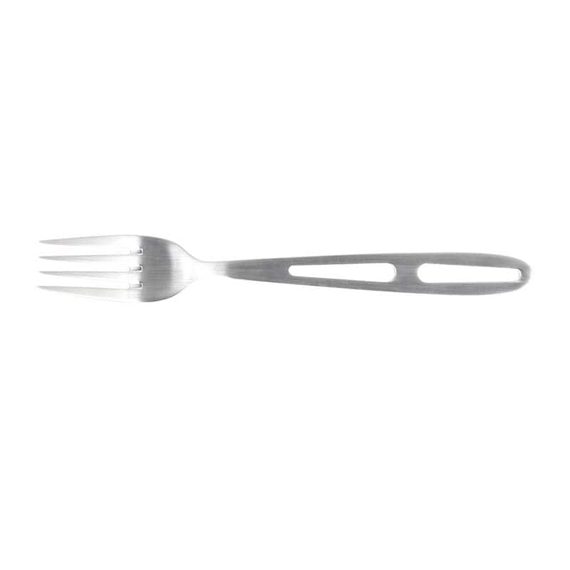 FLAT HANDLE CUTLERY DINNER FORK SATIN FINISH