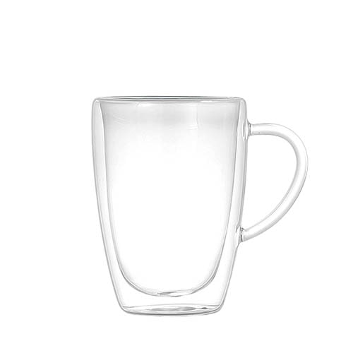 DOUBLE WALL GLASS MUG 350ml