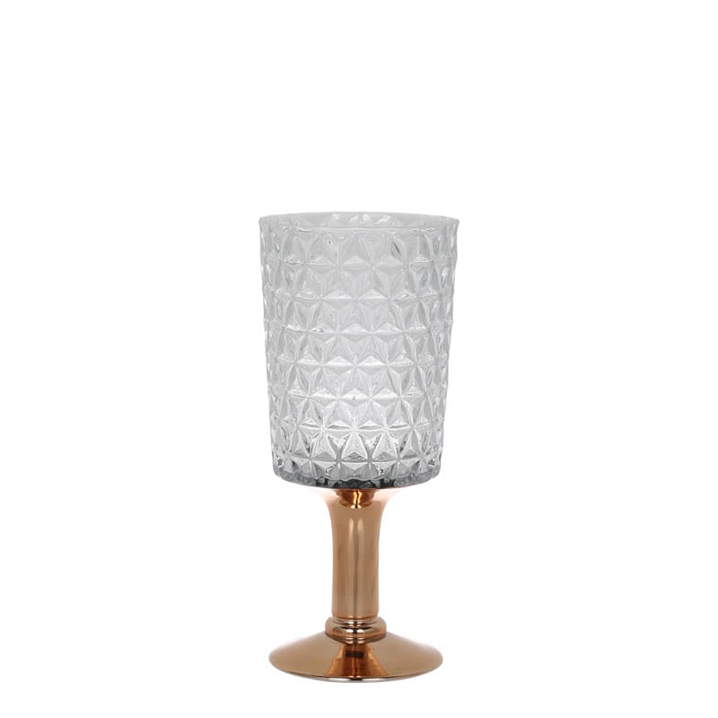 GLASS VASE DIAMOND S