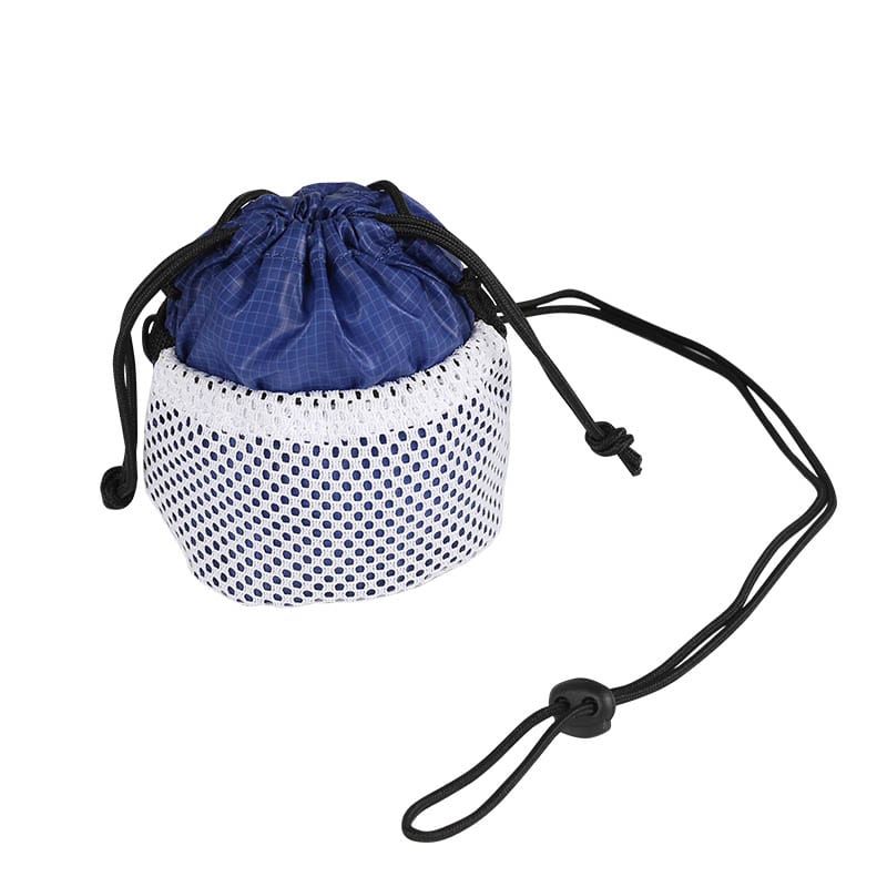 ROUND BOTTOM POUCH NAVY/WHITE