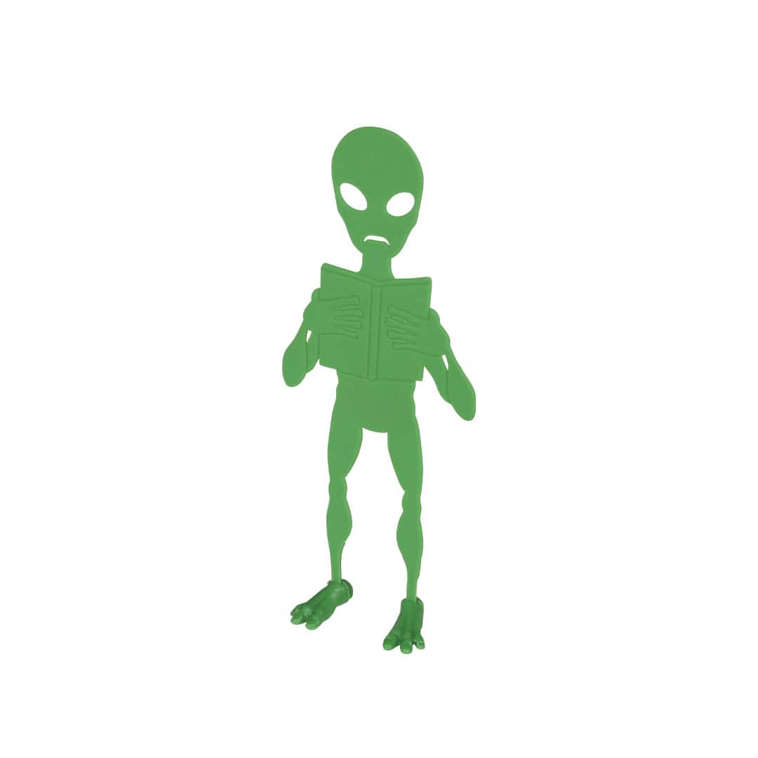 BOOKMARK ALIEN GREEN
