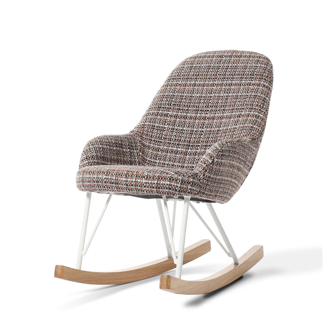 ROCKING CHAIR S TWEED ORANGE