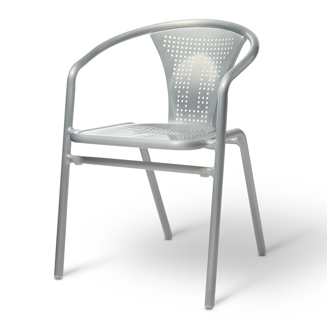 ALUMINIUM ERGO CHAIR LIGHT GRAY