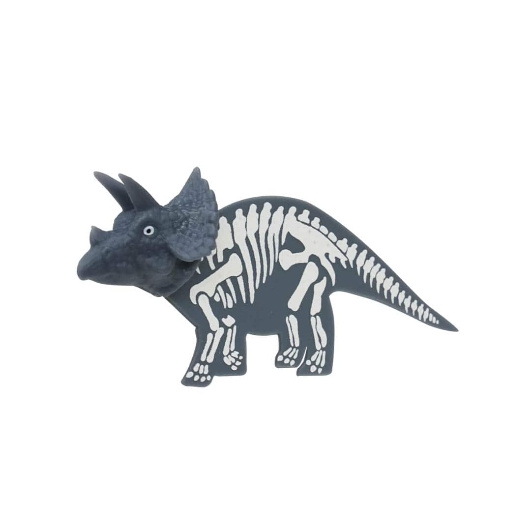 BOOKMARK TRICERATOPS GRAY