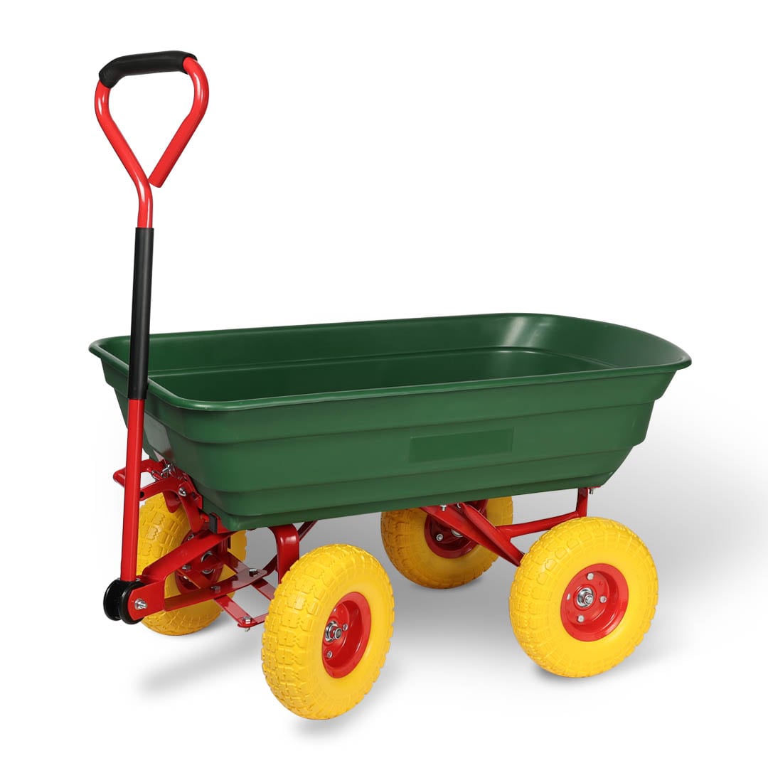 EASY DUMP WAGON CART GREEN