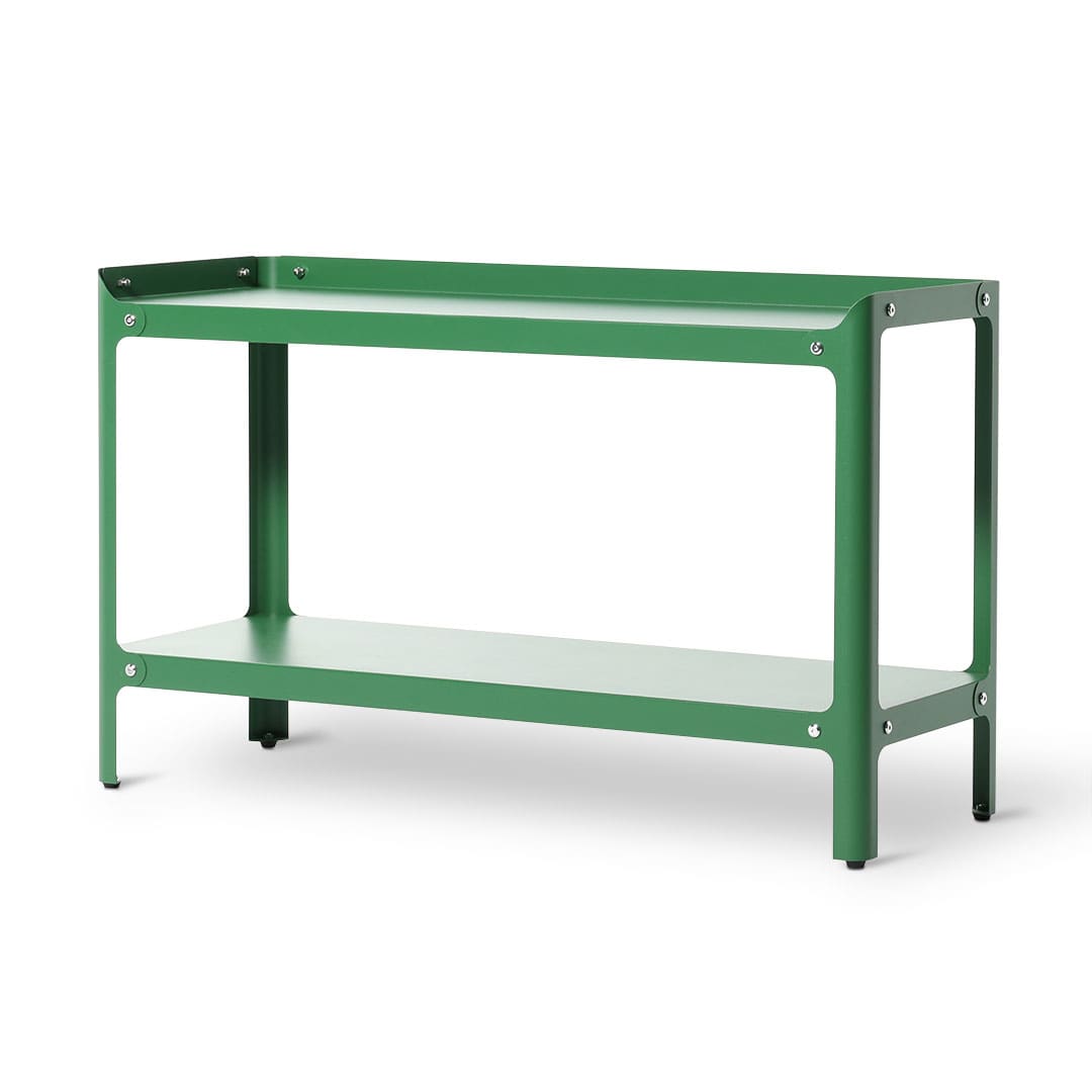 STEEL SHELF 2 LAYRES GREEN