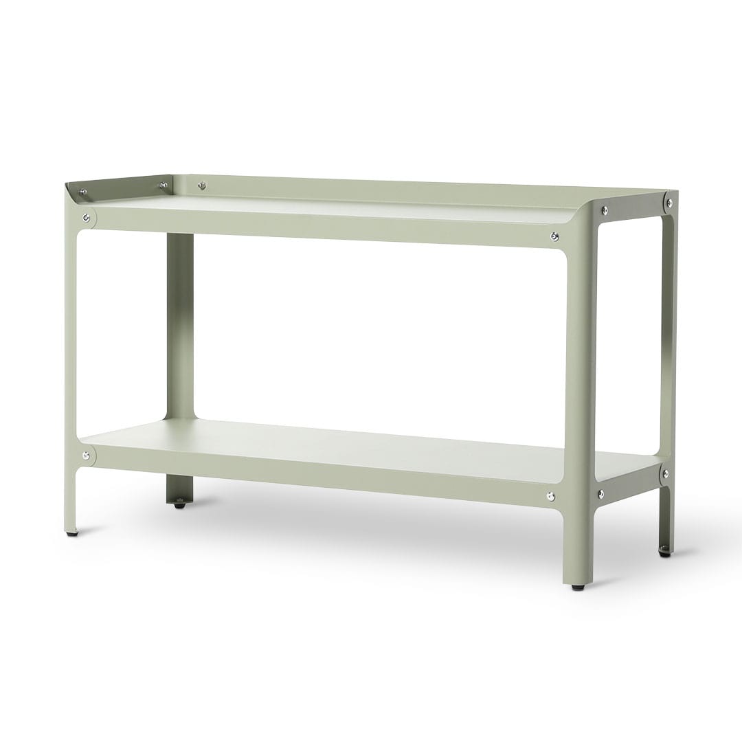 STEEL SHELF 2 LAYRES SAGE GREEN