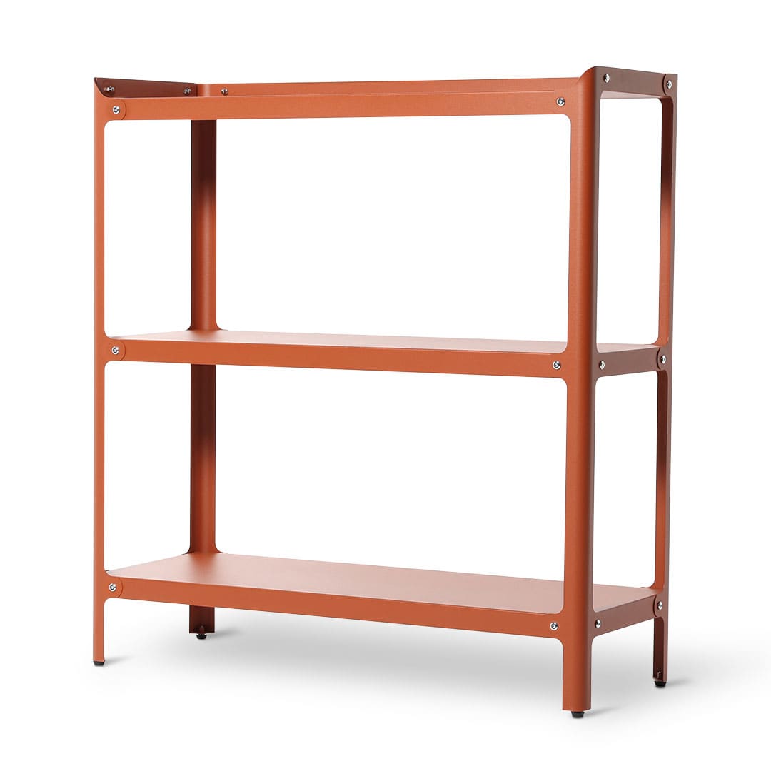 STEEL SHELF 3 LAYRES BROWN