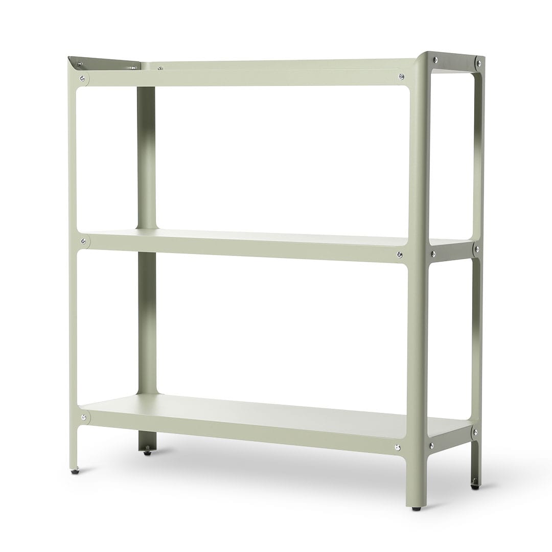 STEEL SHELF 3 LAYRES SAGE GREEN