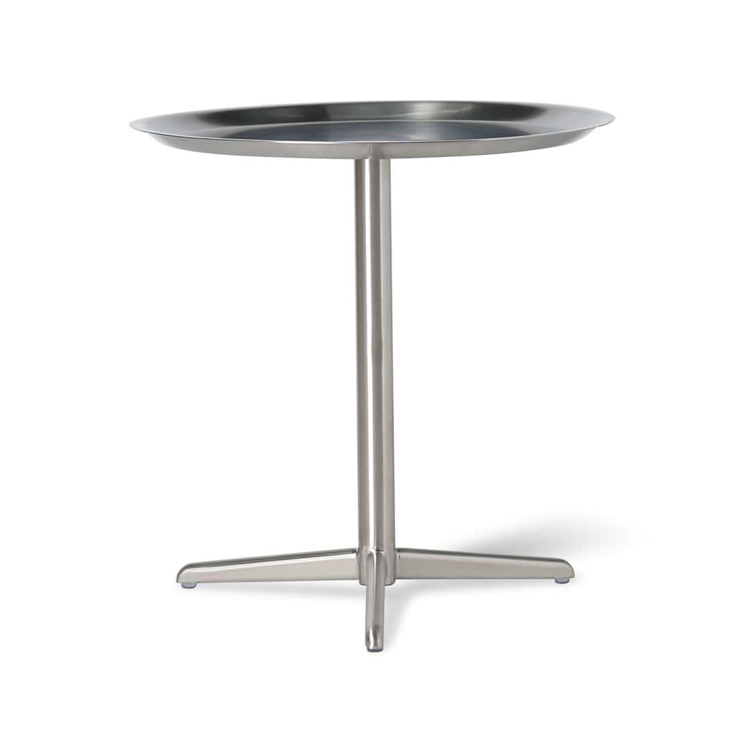 STAINLESS ROUND TRAY TABLE L