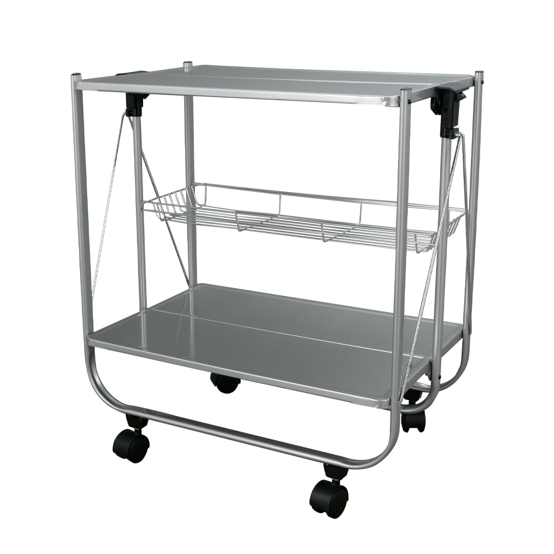 FOLDING TROLLEY SILVER