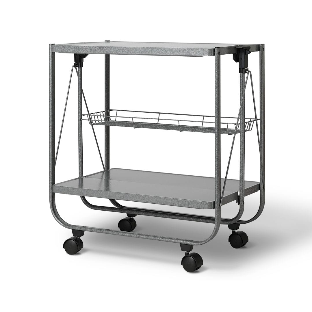 FOLDING TROLLEY FULL-COAT HAMMERTONE GRAY