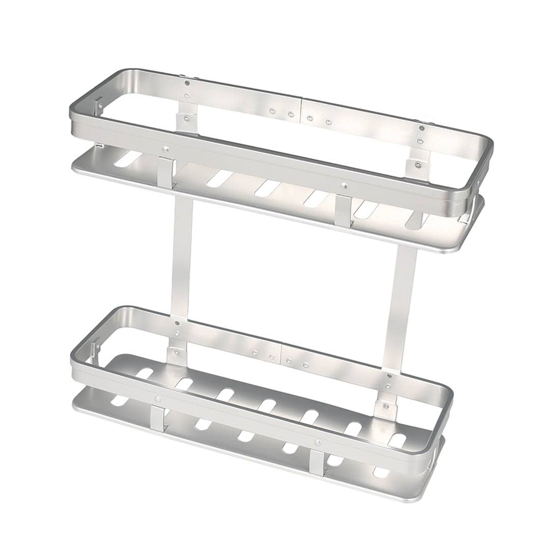 ALUMINUM WALL SHELF 2 TIER