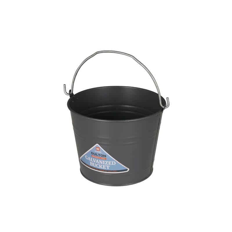 GALVANIZED BUCKET 4L GRAY