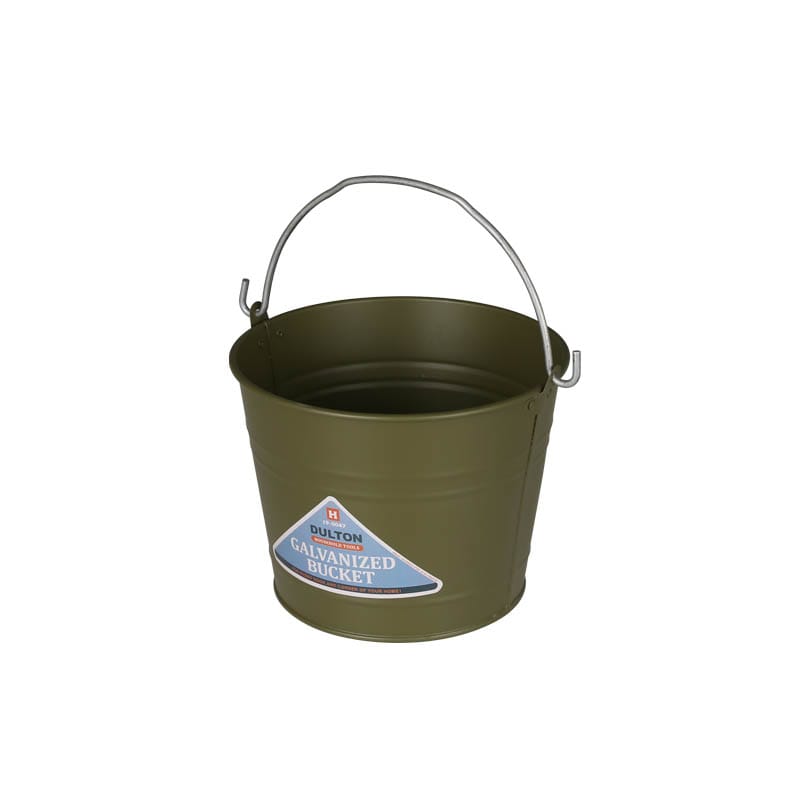 GALVANIZED BUCKET 4L OLIVE DRAB