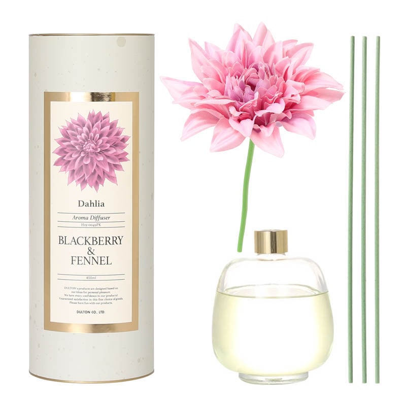 AROMA DIFFUSER DAHLIA 450 PINK/BLACKBERRY&FENNEL