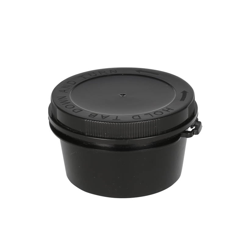 VIAL CANISTER BLACK
