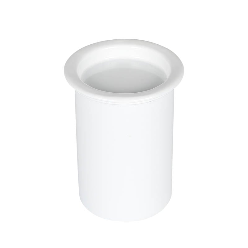 ENAMELED JAR WITH LID