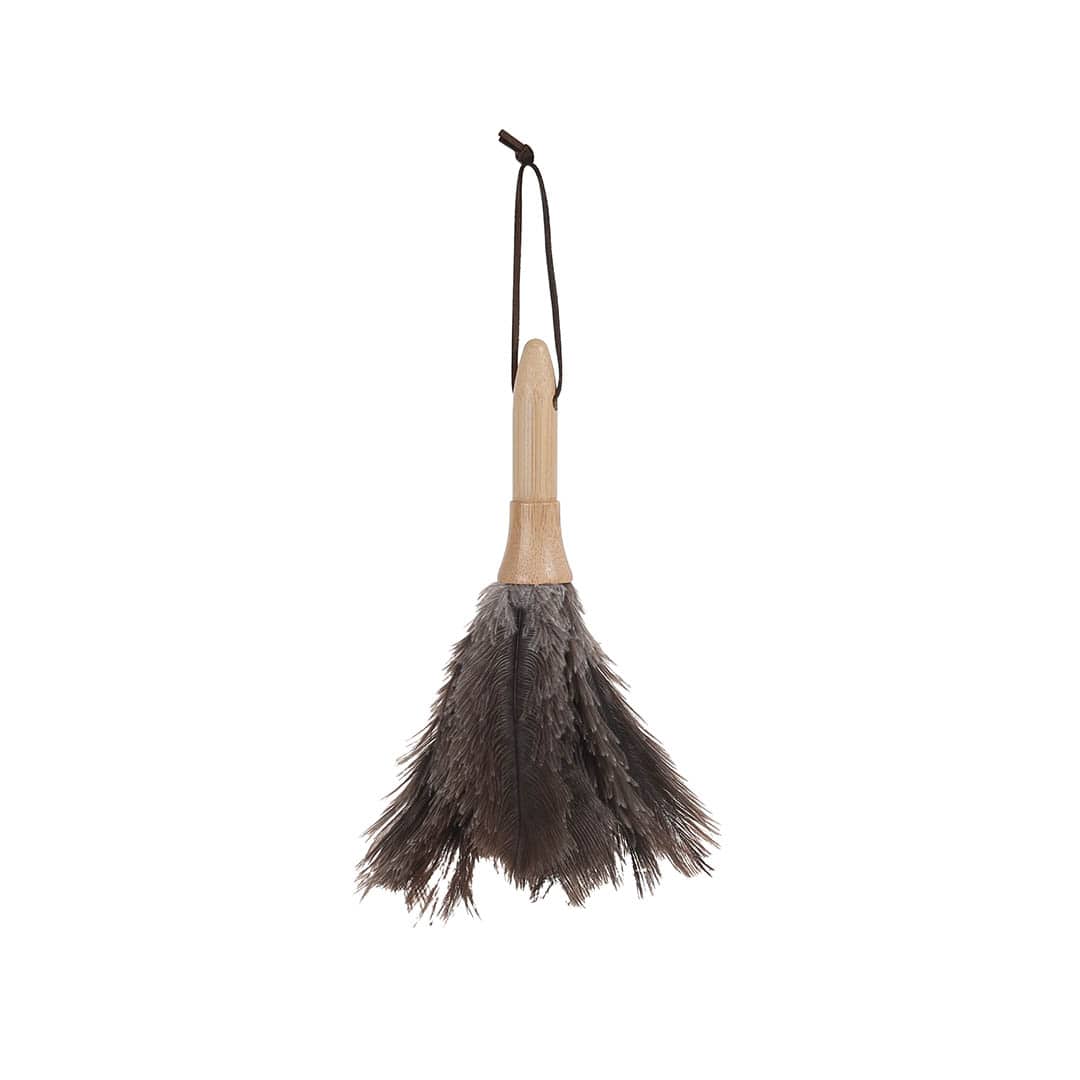 FEATHER DUSTER MINI GRAY
