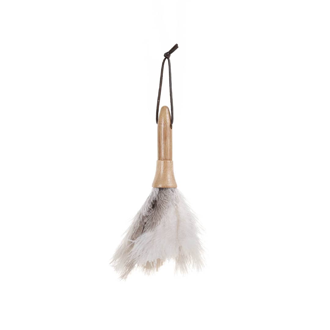 FEATHER DUSTER MINI WHITE