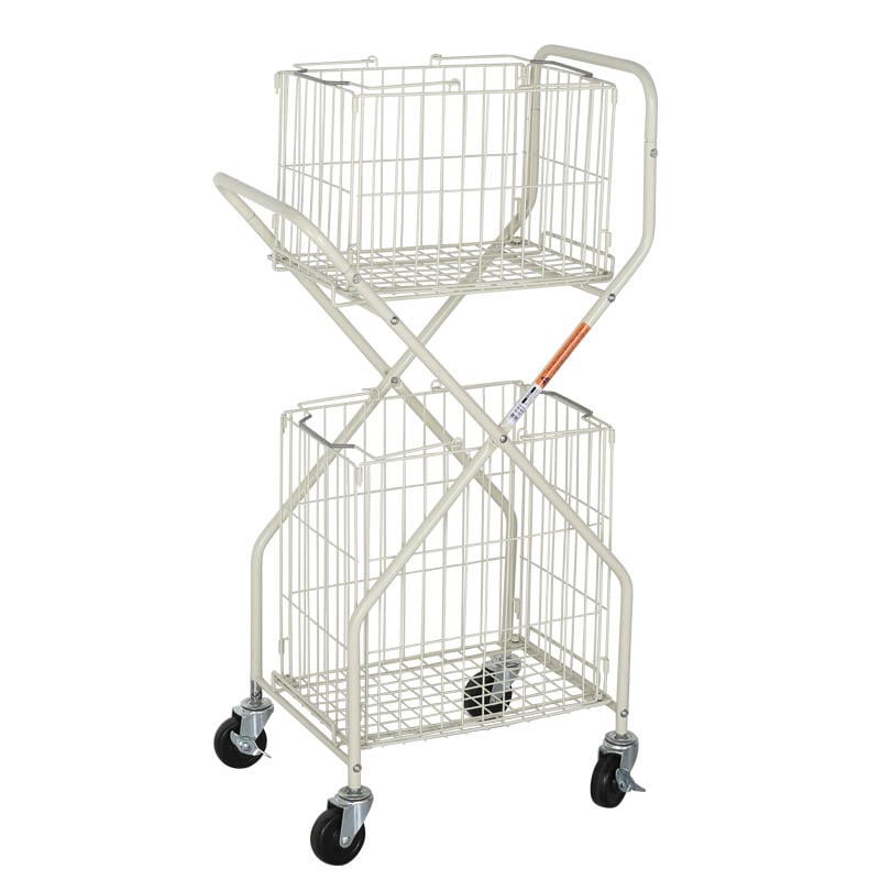 LAUNDRY TROLLEY IVORY