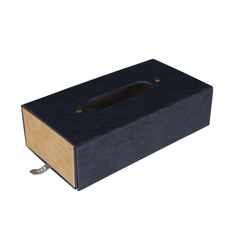 FOLDABLE TISSUE BOX NAVY