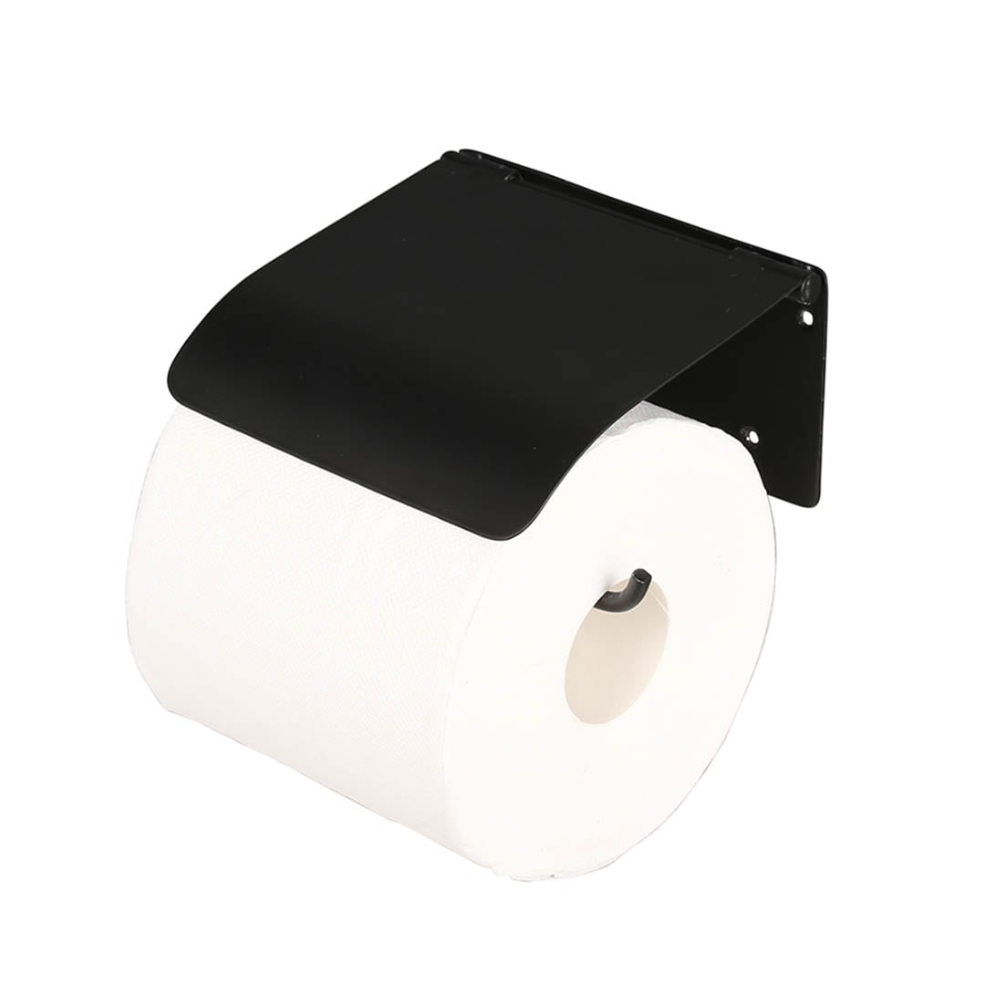 PAPER HOLDER SINGLE COVER BLACK