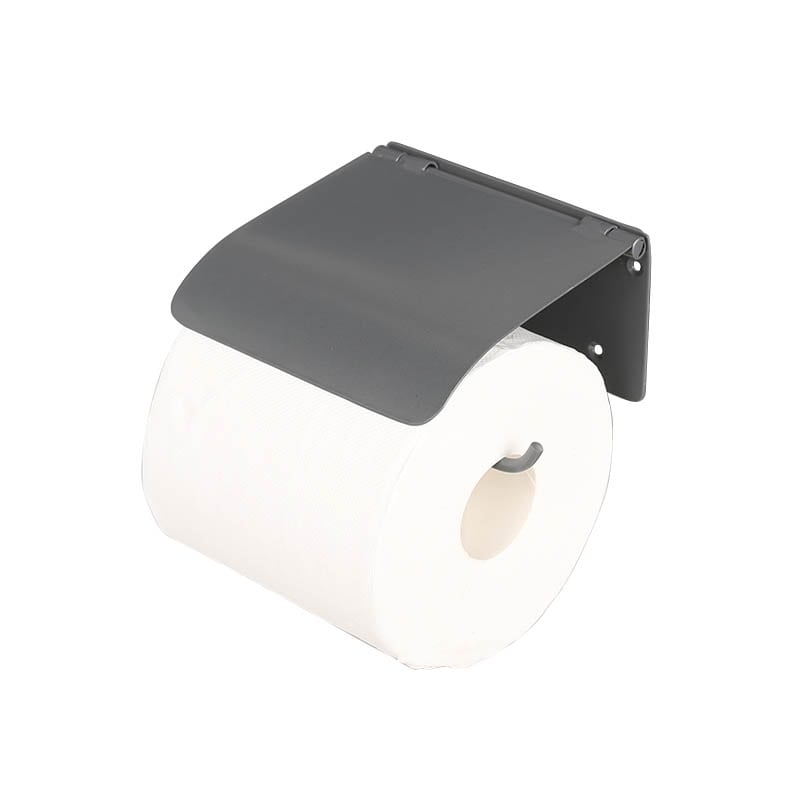 PAPER HOLDER SINGLE COVER GRAY