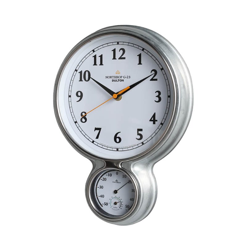 WALL CLOCK "NORTHROP" G-23 GALVANIZED