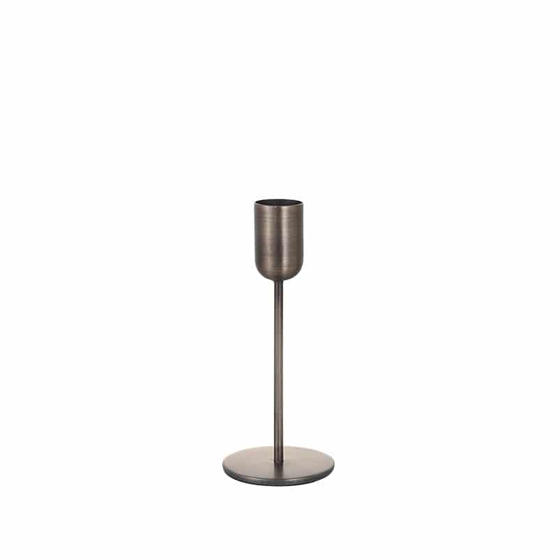 IRON CANDLE HOLDER S A.BRASS