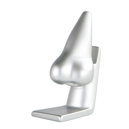 GLASSES HOLDER ''BIG NOSE'' SILVER