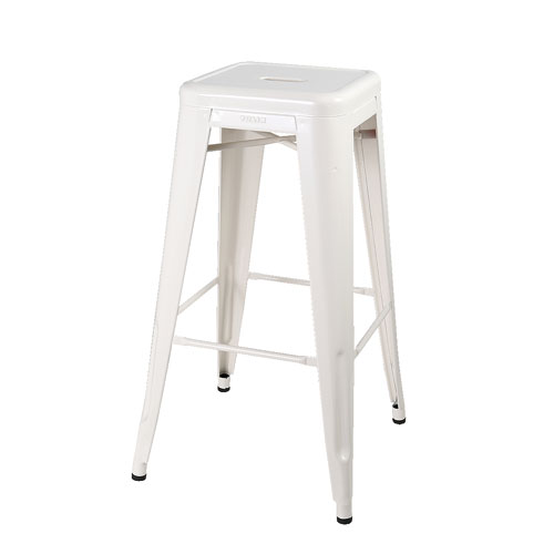 FOOT STOOL (L) OFF WHITE