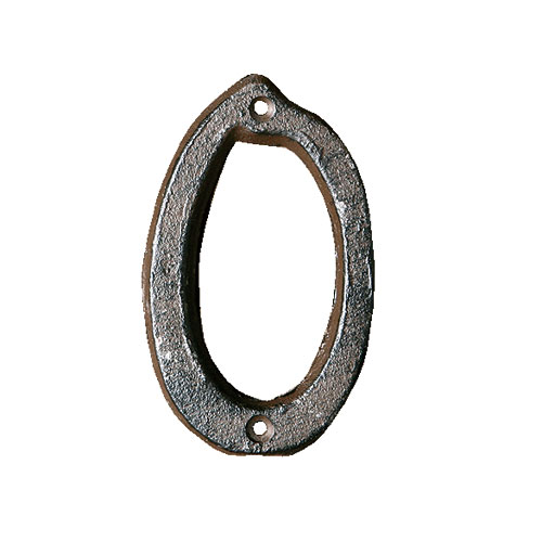 IRON NUMBER 0 RUSTED