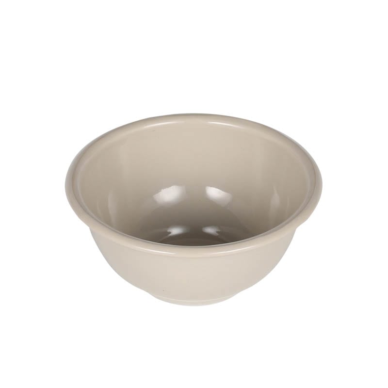 ENAMELED BOWL BEIGE