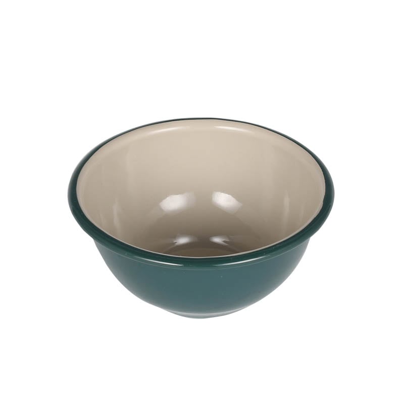 ENAMELED BOWL GREEN