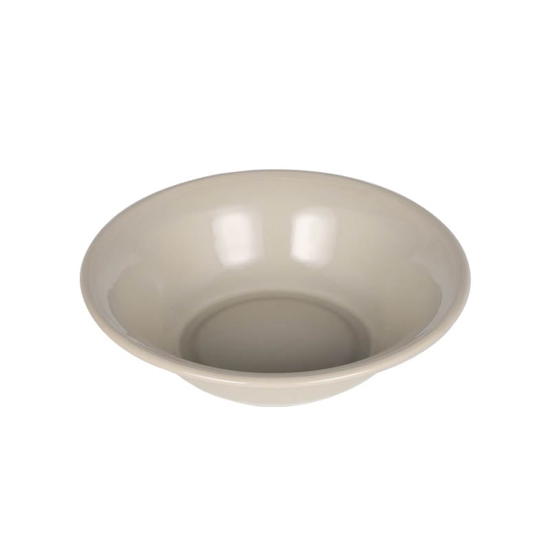 ENAMELED DEEP PLATE BEIGE