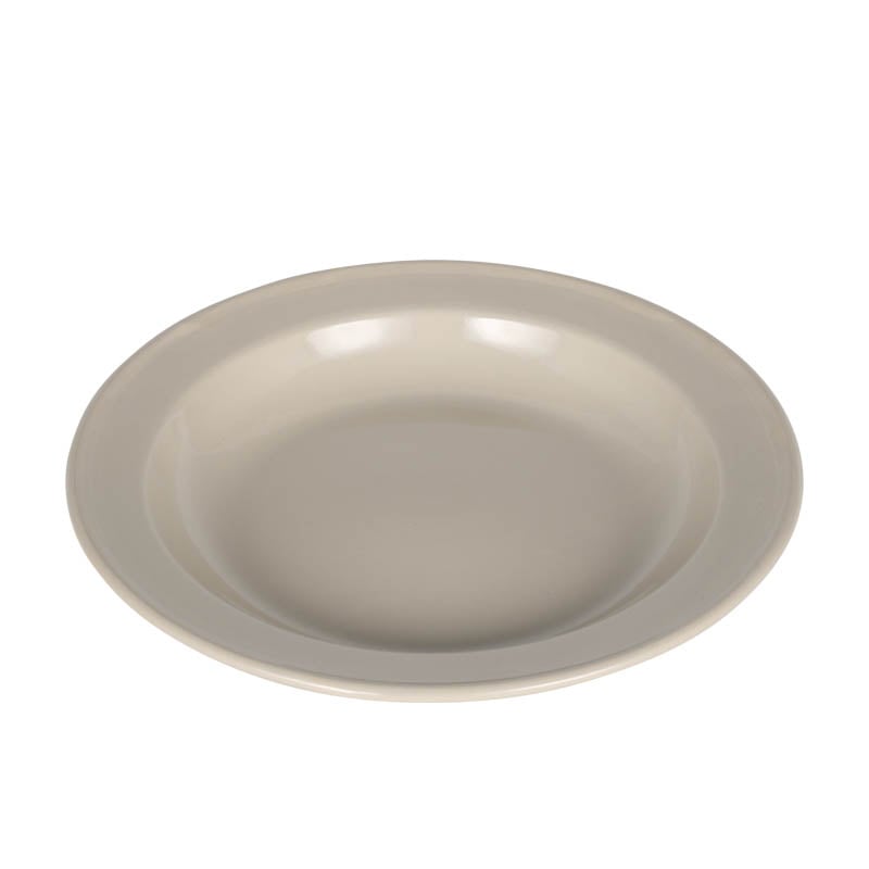 ENAMELED PLATE L BEIGE