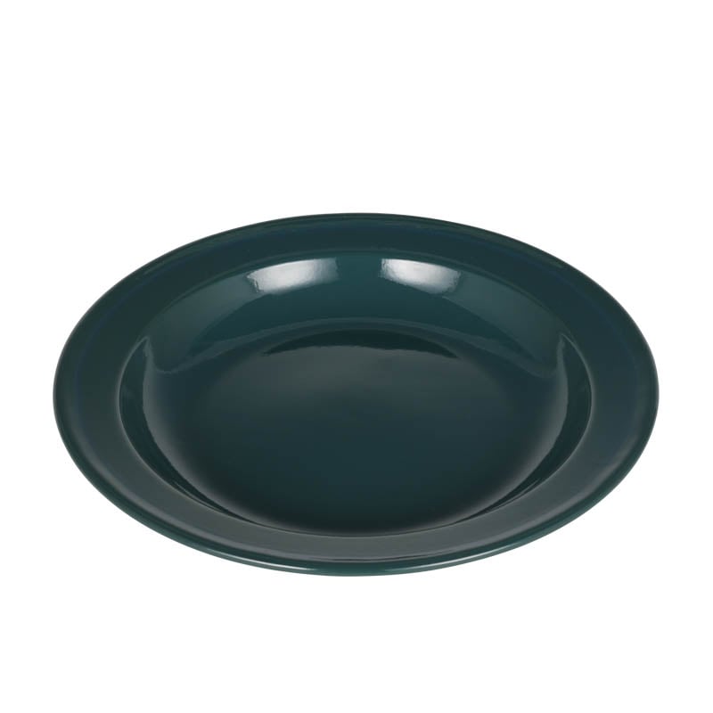 ENAMELED PLATE L GREEN