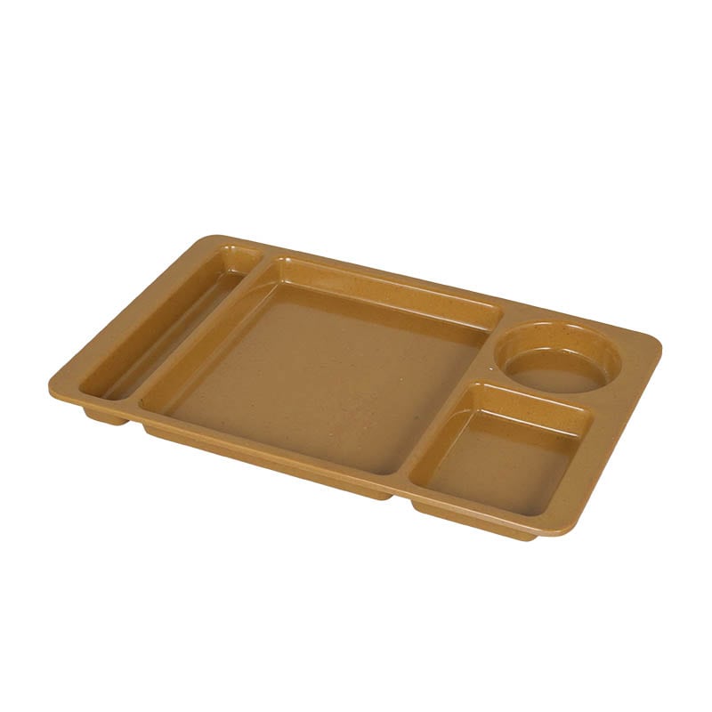 MELAMINE MESS TRAY BROWN