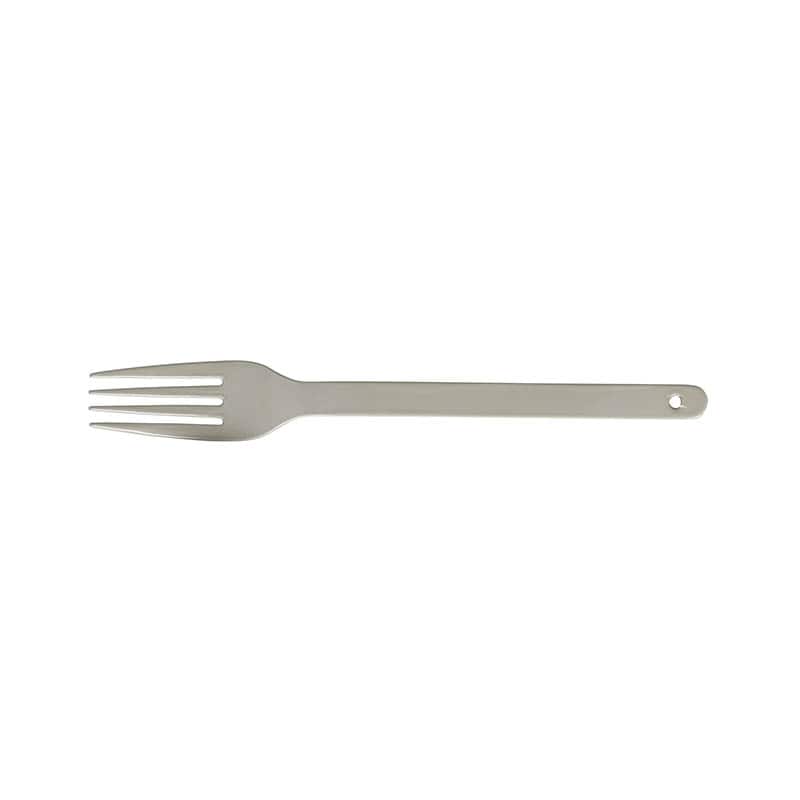 ENAMEL CUTLERY DESSERT FORK BEIGE