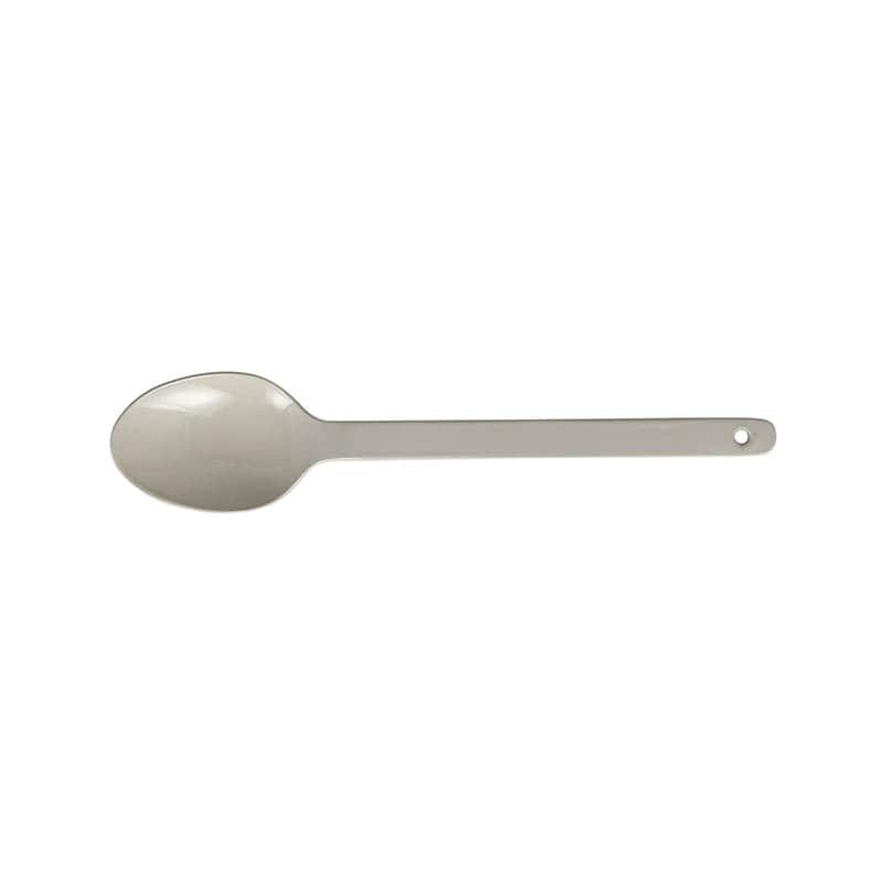 ENAMEL CUTLERY DESSERT SPOON BEIGE