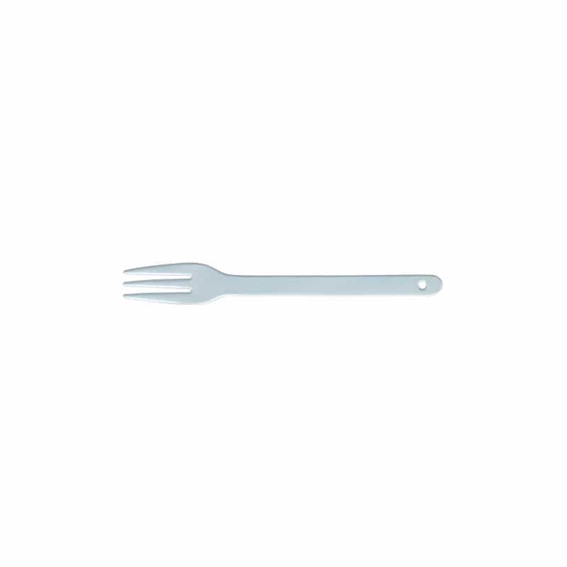 ENAMEL CUTLERY CAKE FORK SAX BLUE