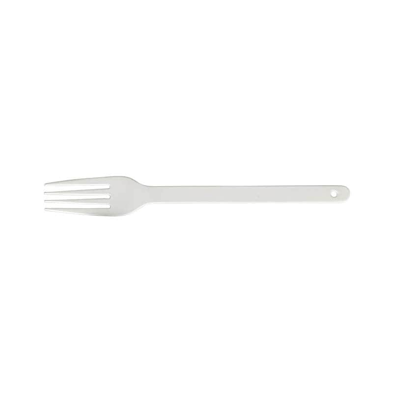 ENAMEL CUTLERY DESSERT FORK WHITE