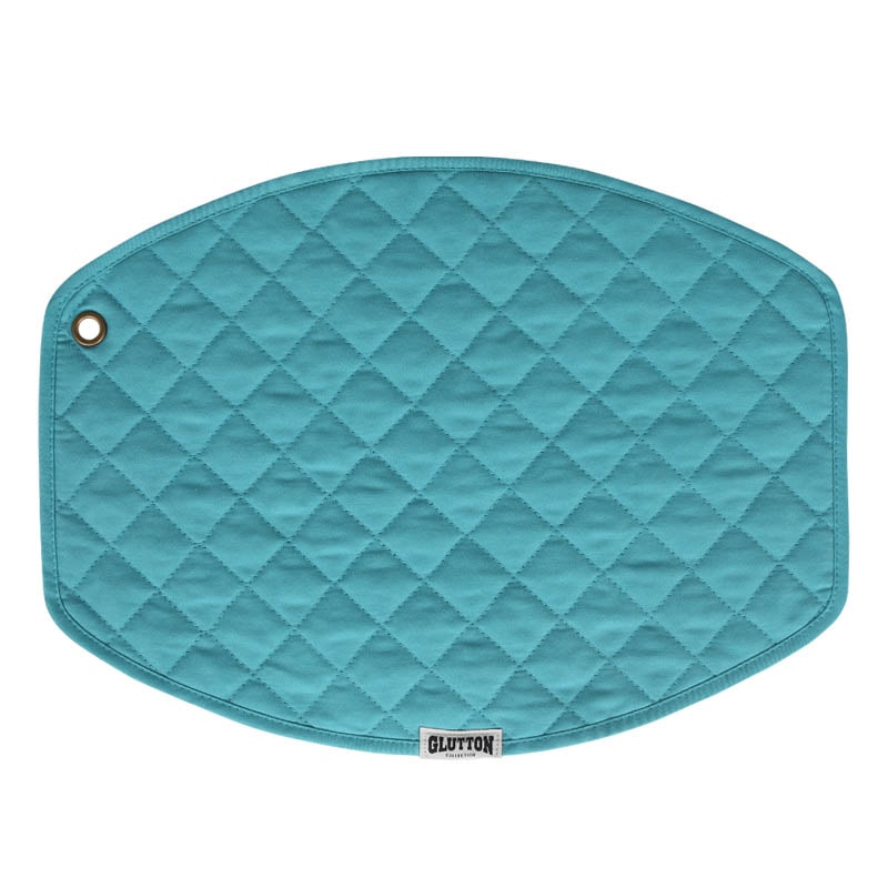 GLUTTON PLACE MAT BLUE