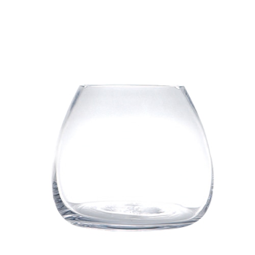 GLASS VASE PLUMP S
