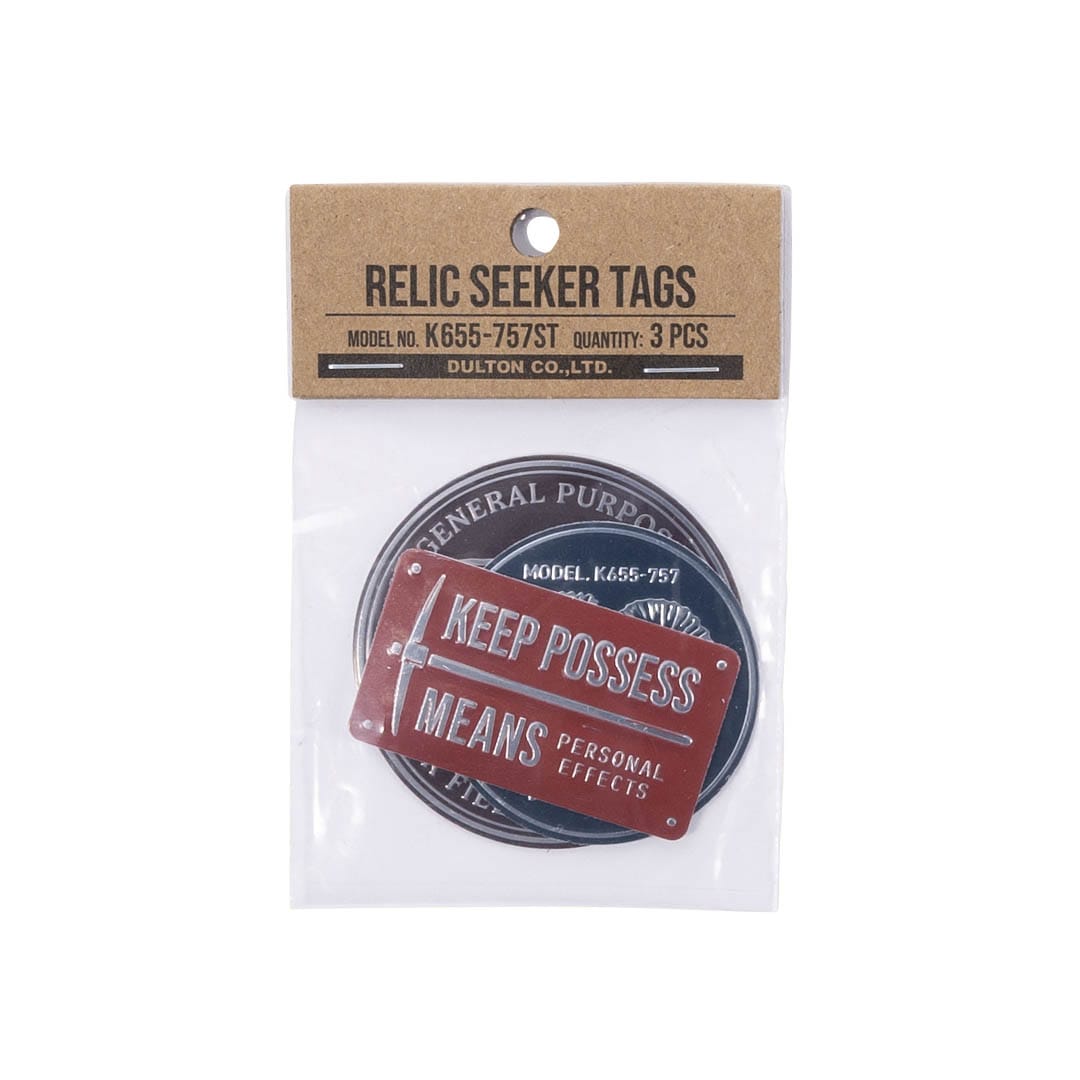RELIC SEEKER TAGS SET OF 3